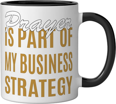 Taza de cerámica con diseño gráfico marrón y negro/blanco