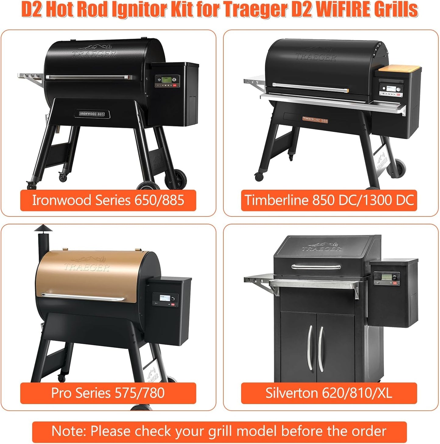Repuesto encendedor varilla Traeger Pro 575 780