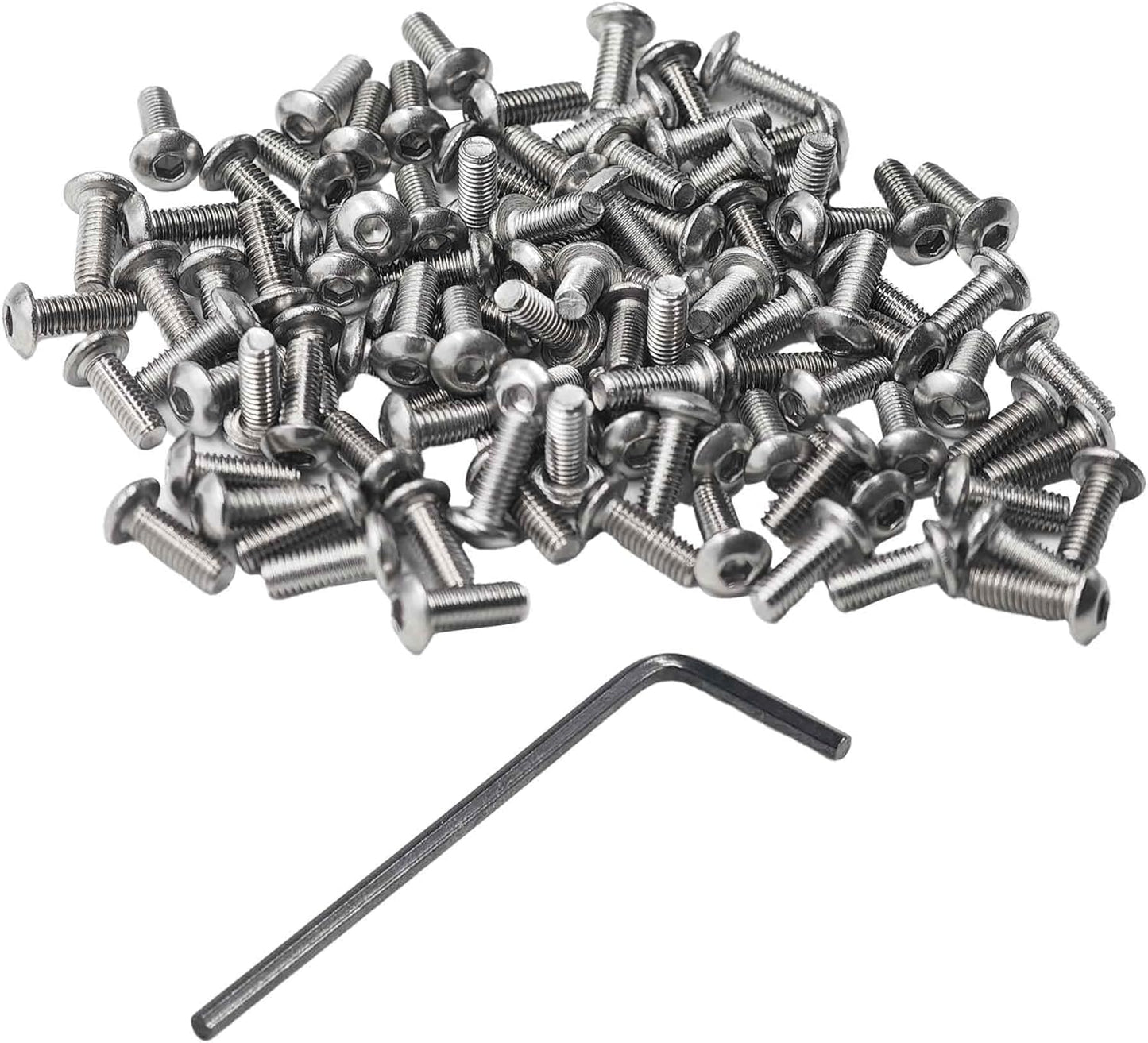 Set 100 Tornillos Acero Inox M3x8mm