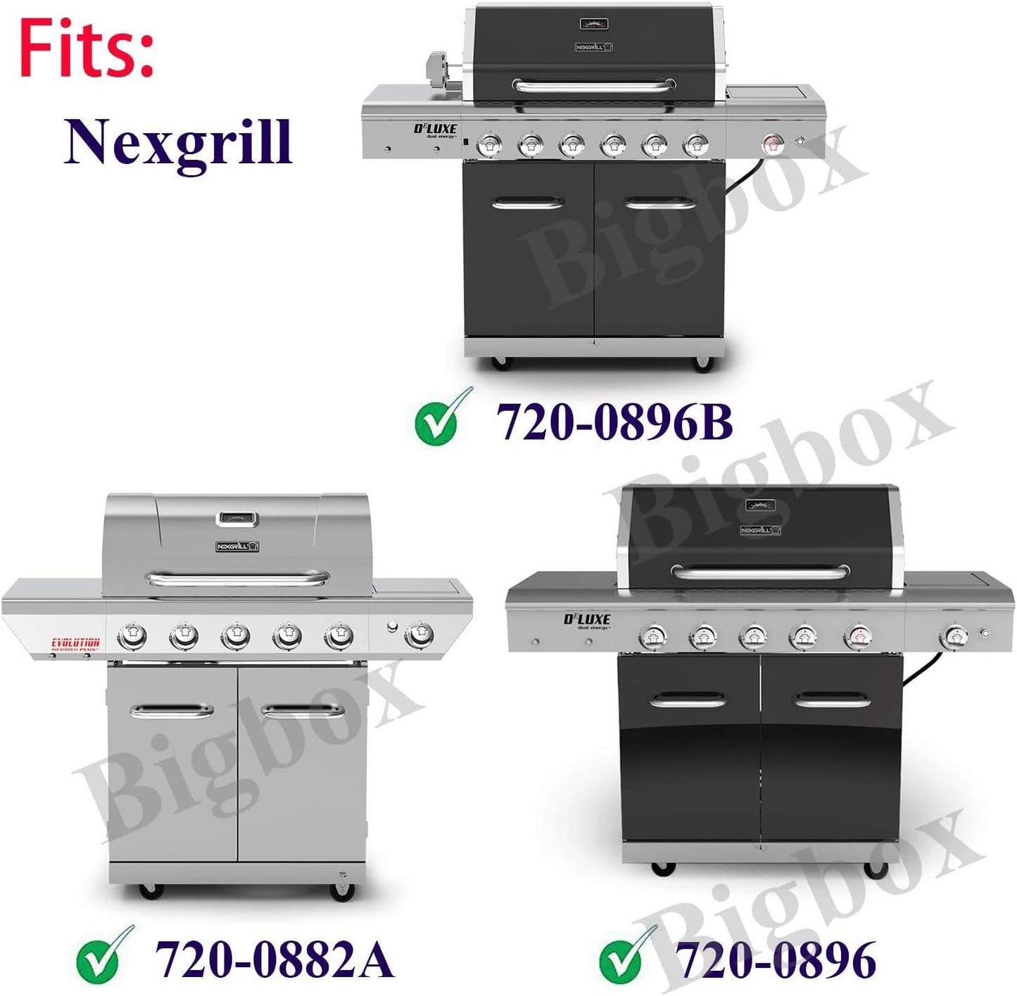 Repuesto quemador acero inox set 6