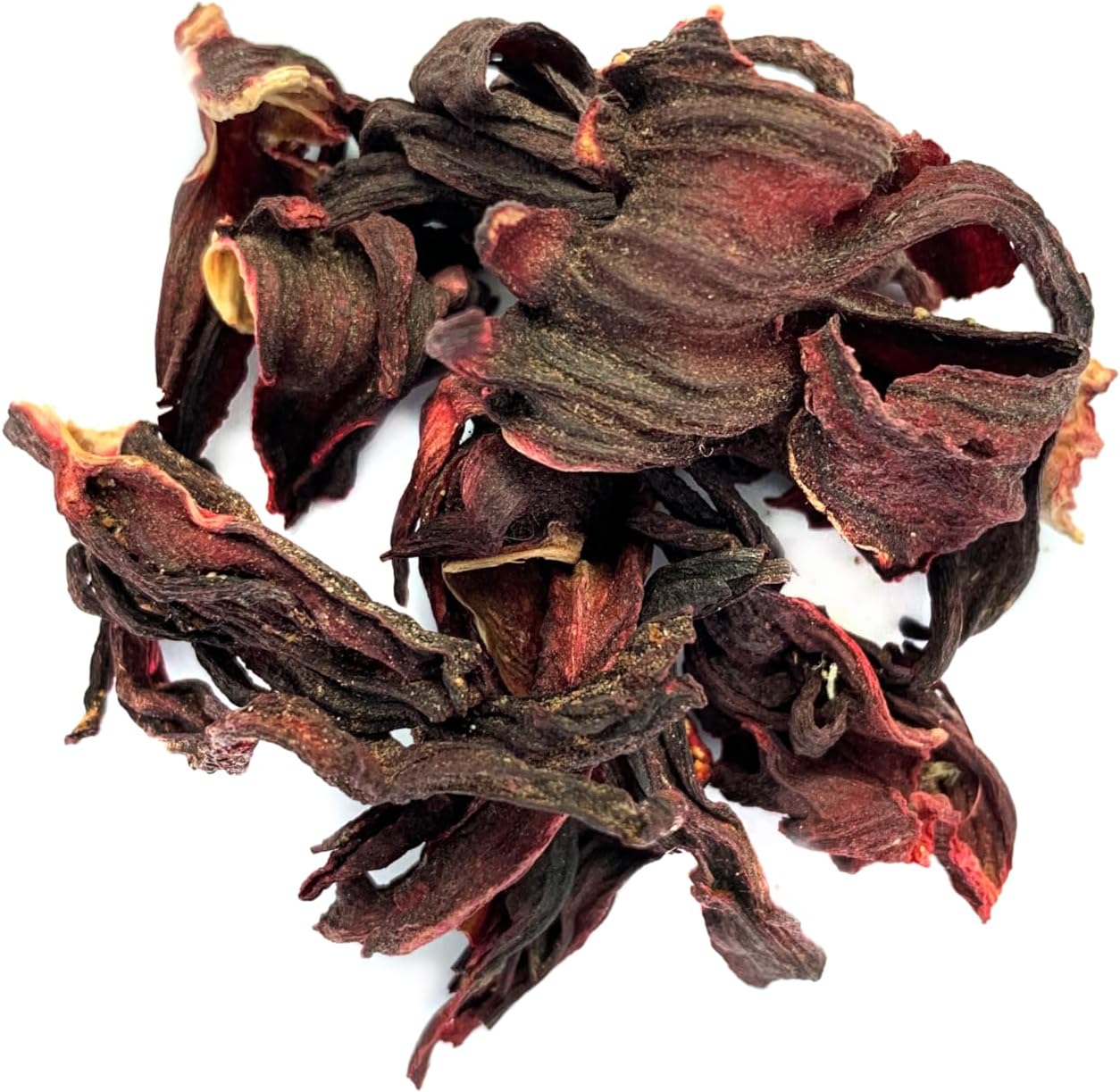 Flores de hibisco secas enteras rojas de Marruecos para té y cocina