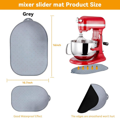 Tapete deslizante para batidora inclinable 4.5-5 cuartos galón compatible KitchenAid