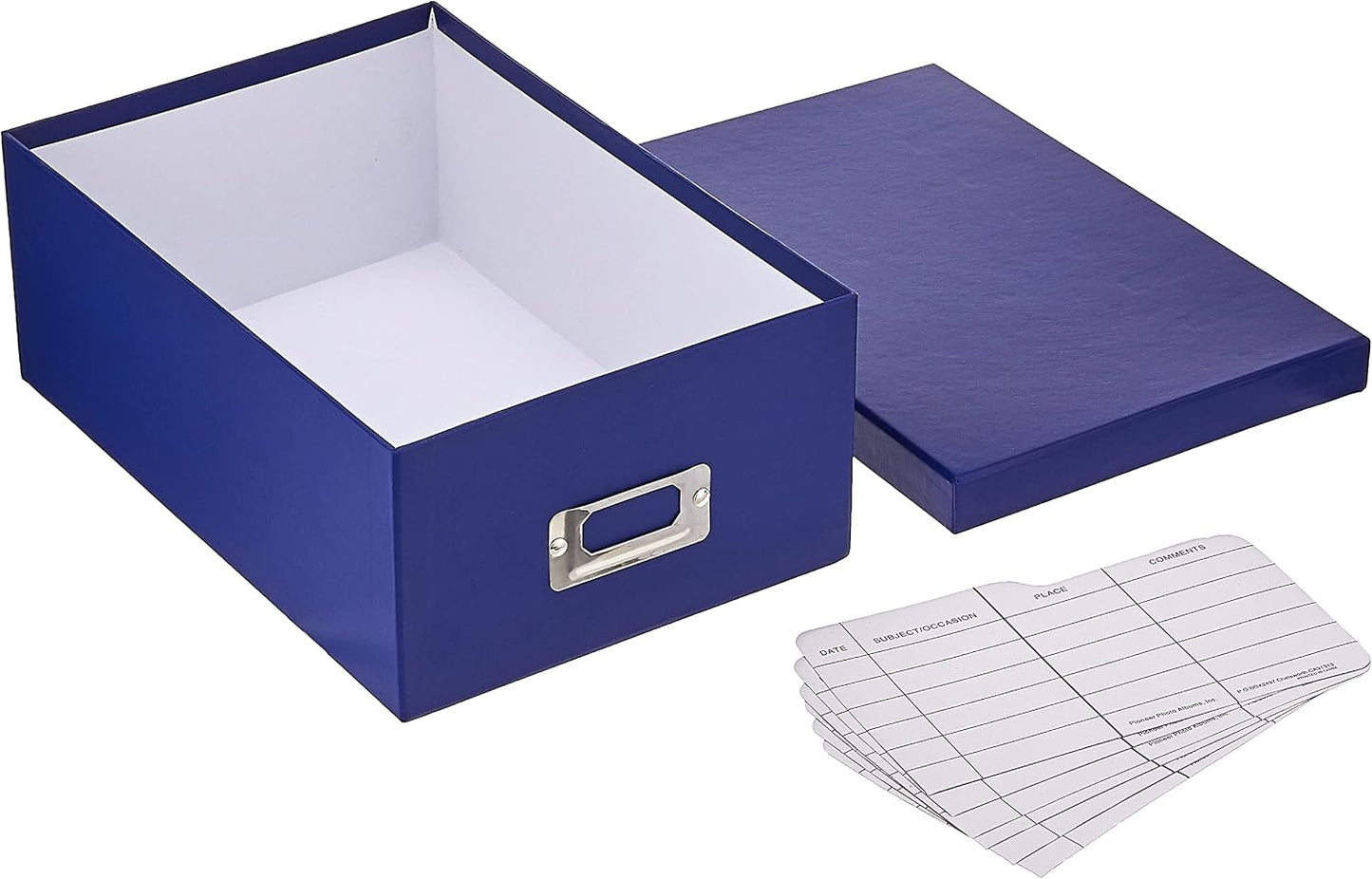 Caja almacenar fotos color morado B-1S
