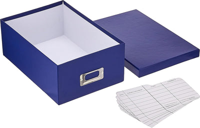 Caja almacenar fotos color morado B-1S