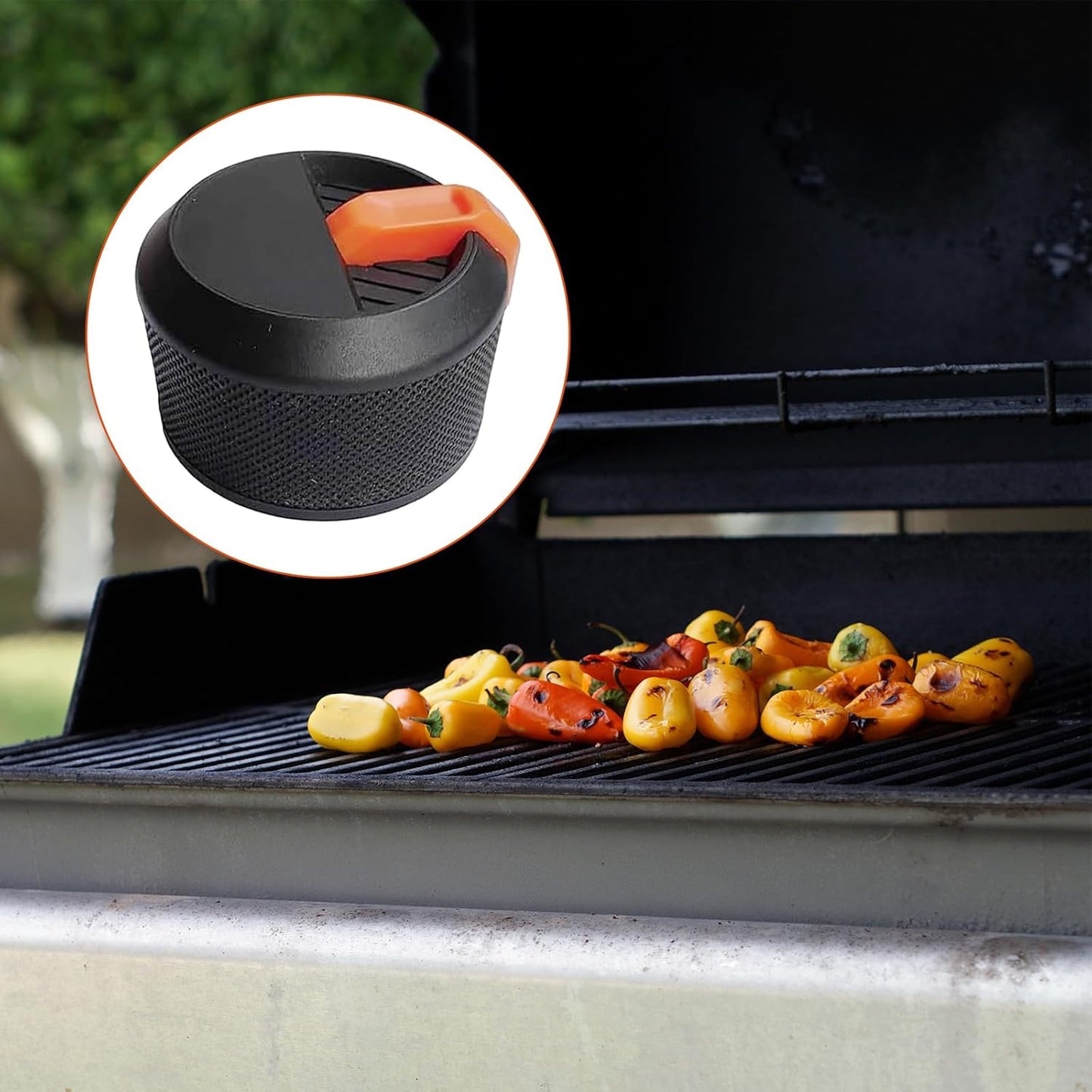 Perillas control parrilla Blackstone ABS naranja 17-36pulg