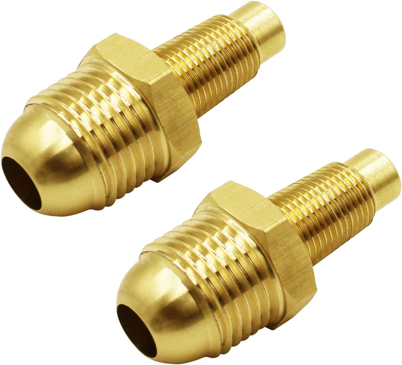 Conectores gas latón 3/8x1/8 MNPT boquilla propano estufa
