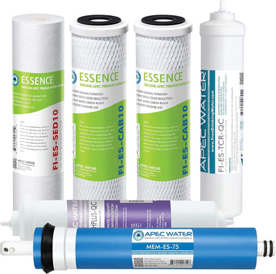 Kit filtros alcalinos ROES-PH75 6 etapas con membrana RO