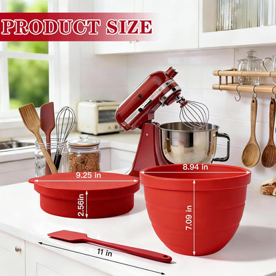 Insertos silicona KitchenAid 5qt con tapas y 2 raspadores