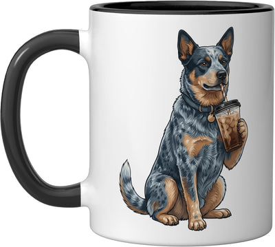Taza cerámica para perro Australian Cattle Dog amante del café frío