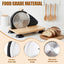 Rebanador manual pan masa madre ajustable negro