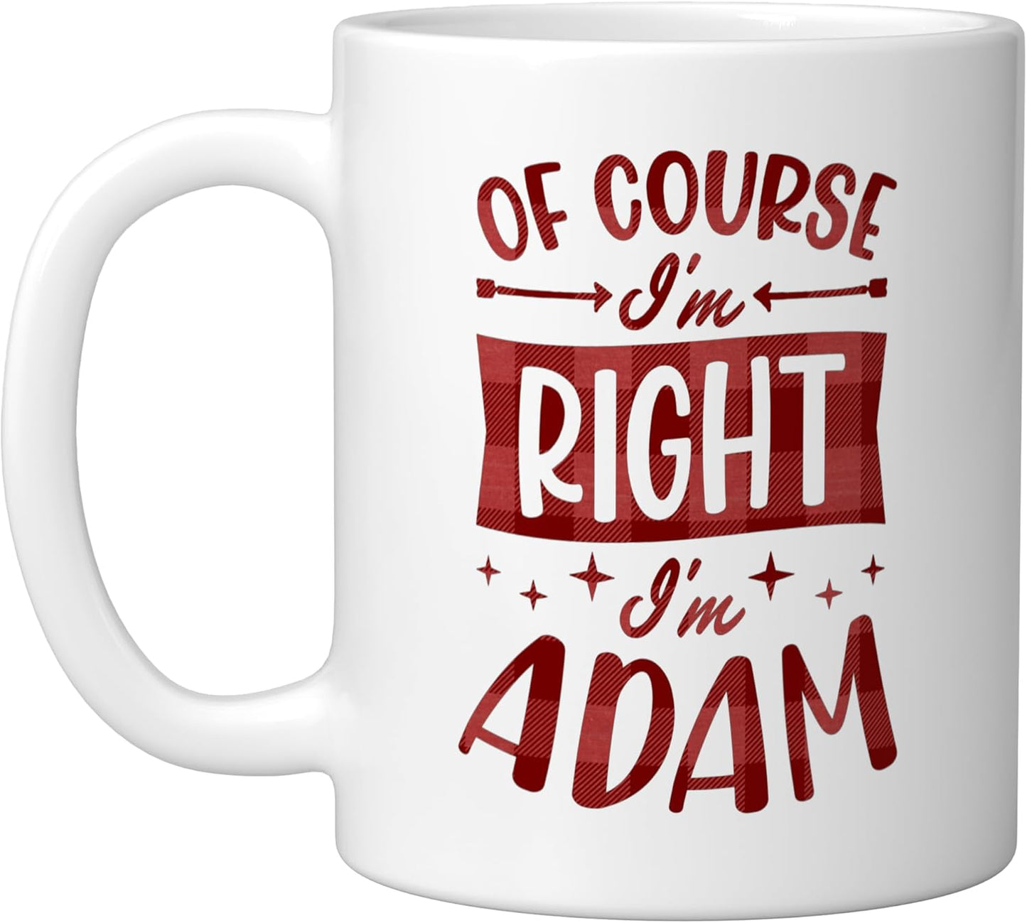 Taza Cerámica Personalizada con Nombre Blanco