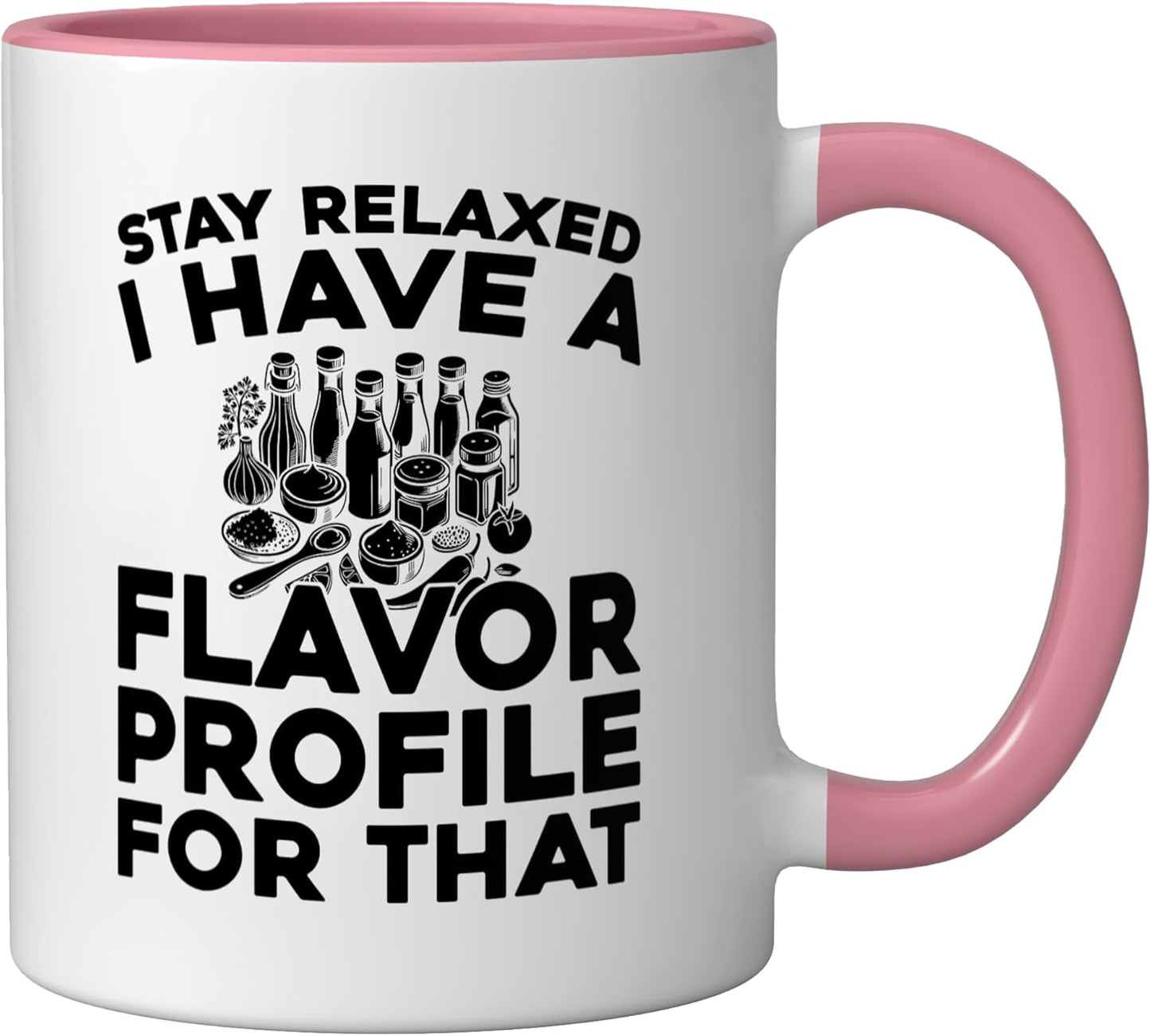 Taza de cerámica para fragancias y sabores rosa/blanco
