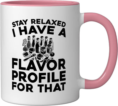 Taza de cerámica para fragancias y sabores rosa/blanco