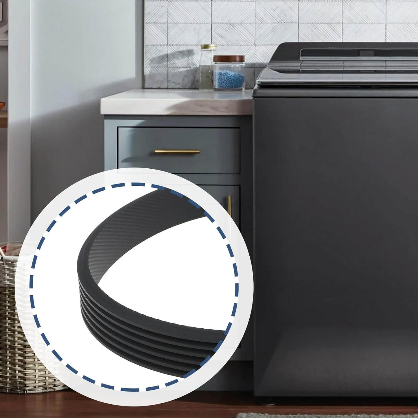 Cinturón lavadora 6 costillas 51.33" comp Whirlpool Maytag