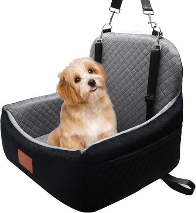 Asiento auto perro espuma viscoelástica funda lavable negro