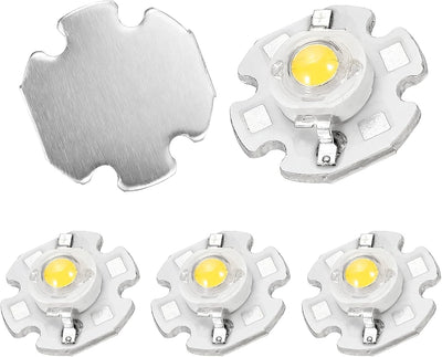 Lámpara LED COB 5 Pzas Aluminio Base Alta Intensidad 4000K