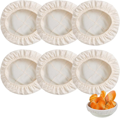 6 Forros Banneton Tela Lino 10pulg Reutilizables