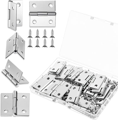 Bisagras acero inox 1pulg para caja madera manualidades