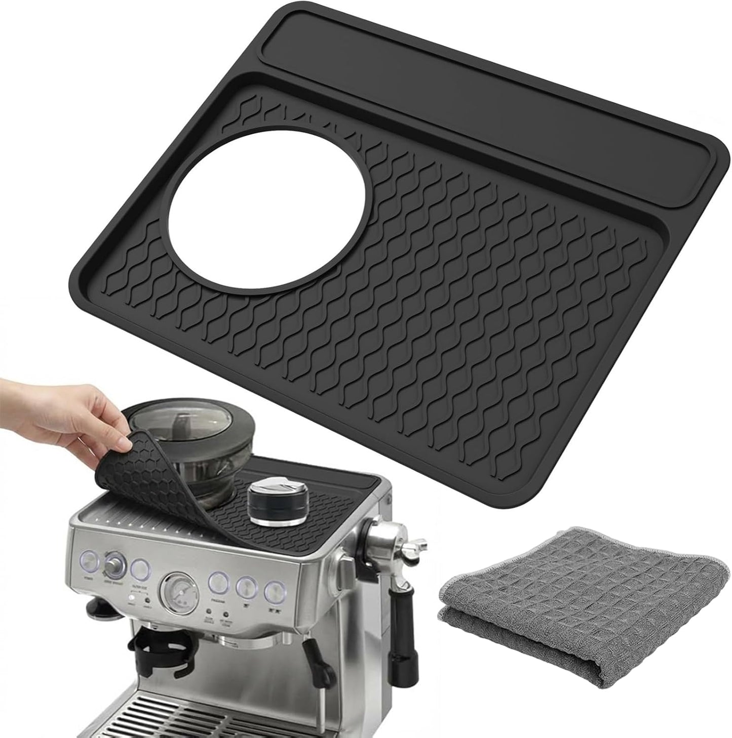 Set toallas café expreso comp Breville 870/880 silicona