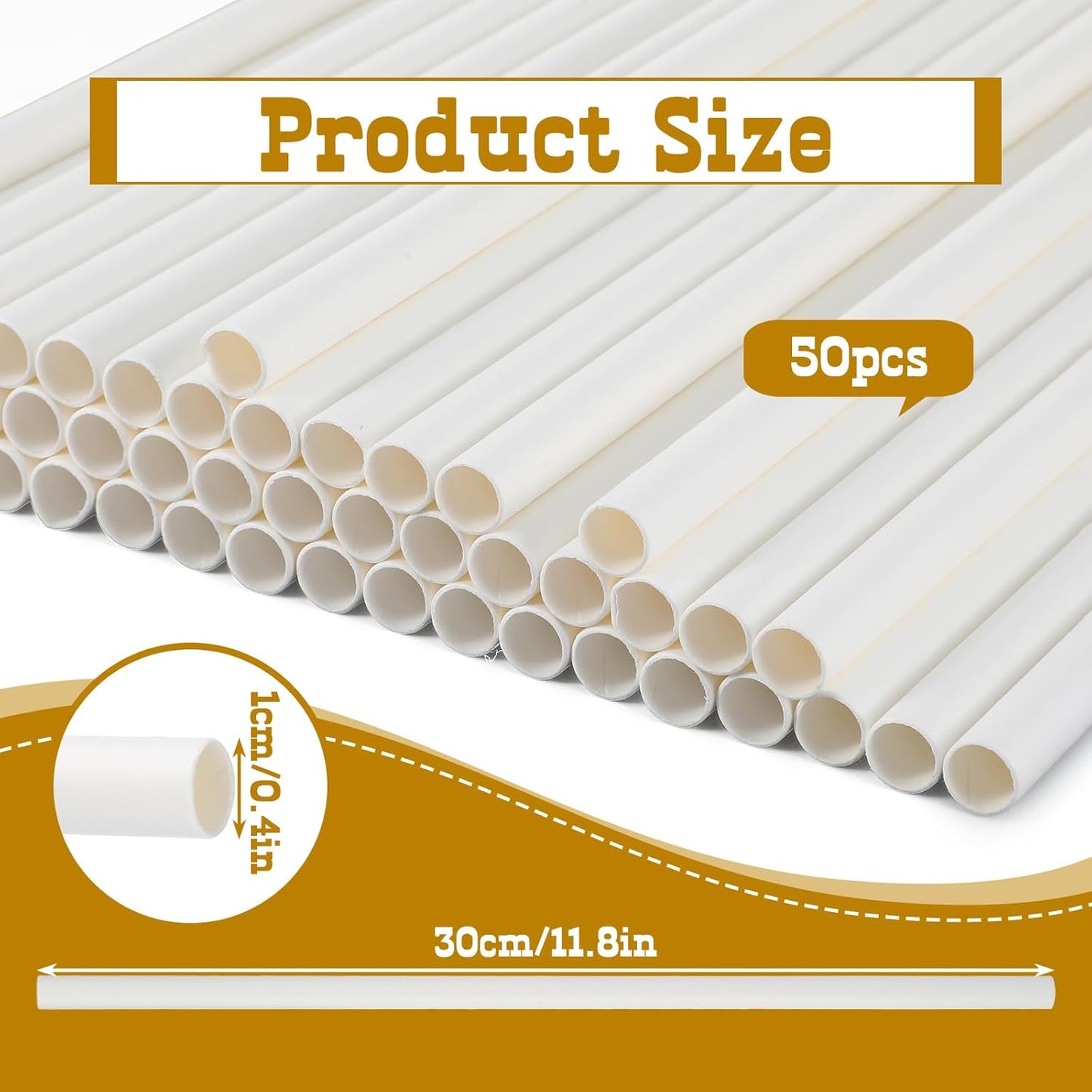 Conos algodón azúcar 50uds 11.8pulg soporte blanco dulces