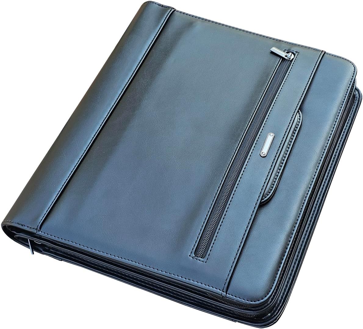Maletín cuero para abogado bolsa mensajero negro