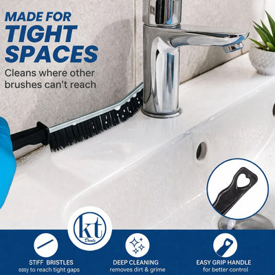 Set 6 Cepillos Limpieza Cerdas Duras para Baño Cocina Ducha