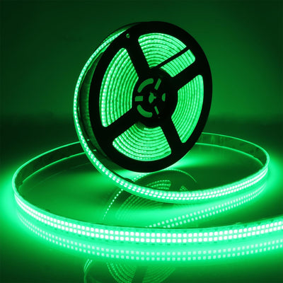Tira LED verde 12V exterior 16.4ft 2400 LED IP67 flexible