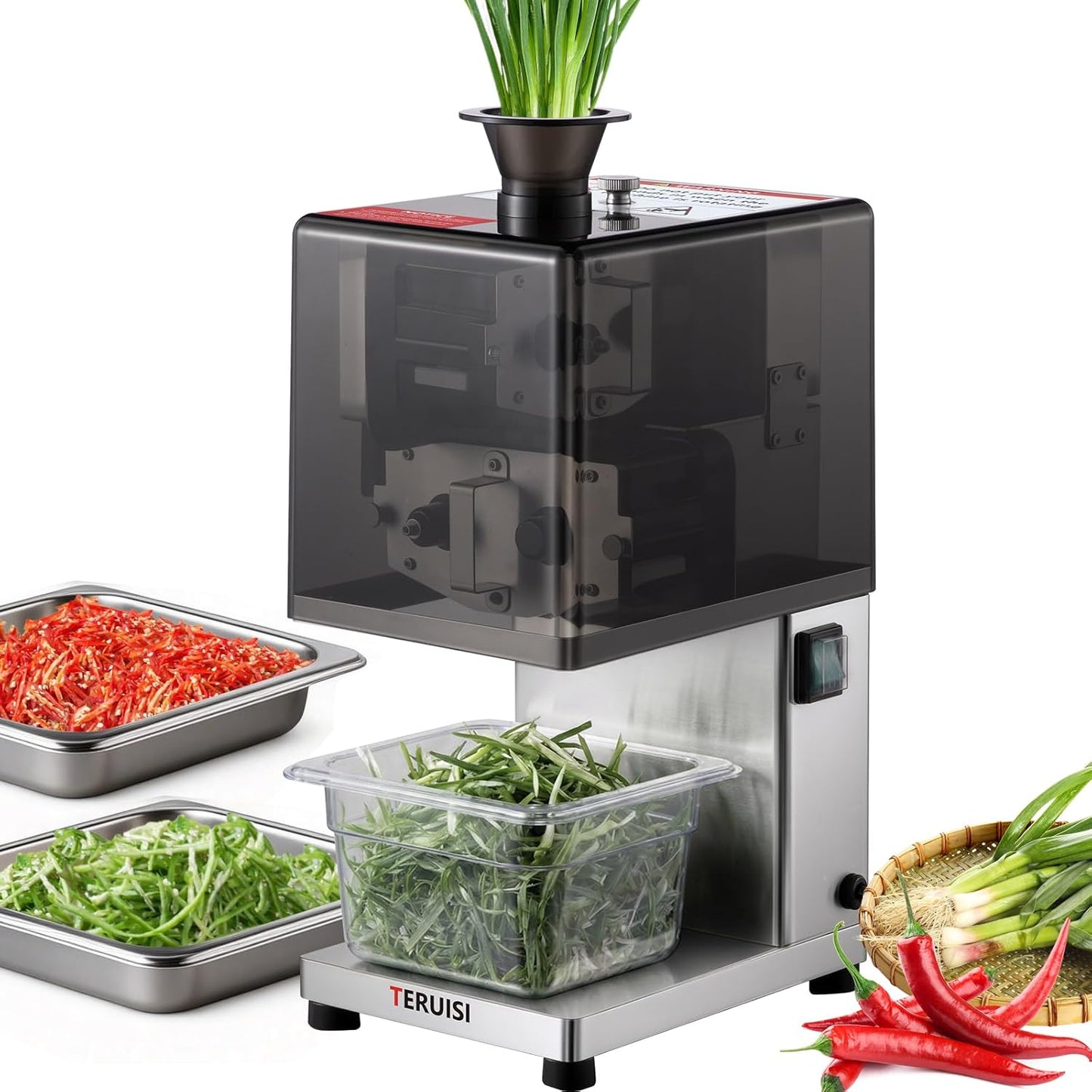 Trituradora electrica cebolleta 200W con bandeja captura