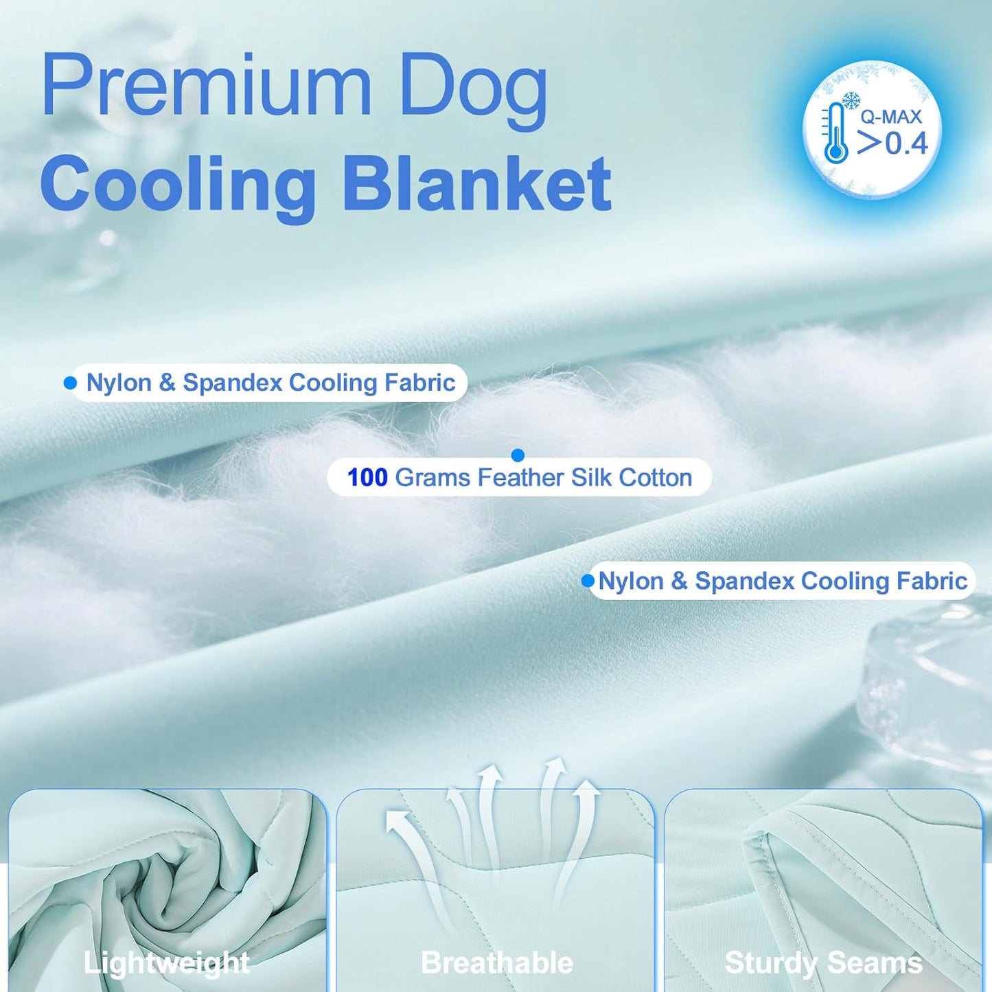 Manta refrescante para perros 37x47pulg