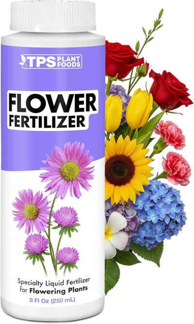 Fertilizante líquido para flores 8oz más grandes y coloridas