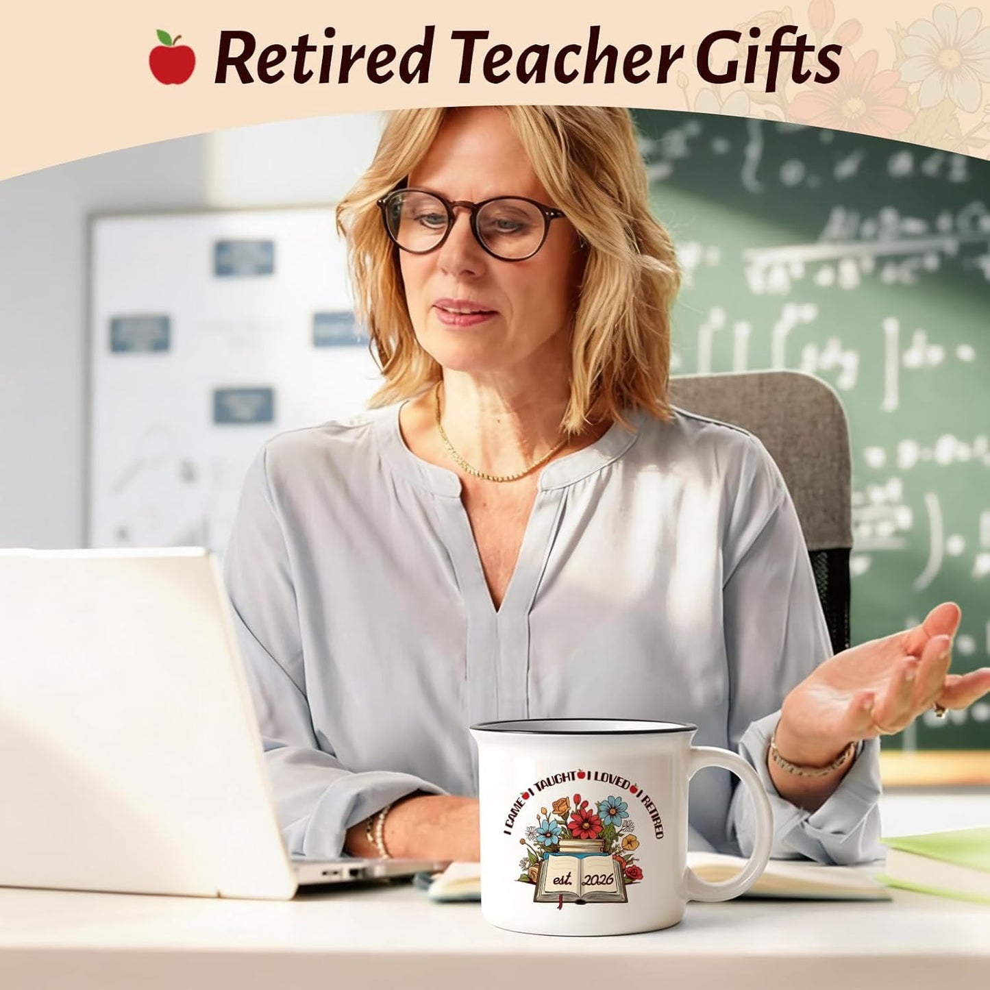 Taza de jubilación para profesoras y mentoras, regalo de cumpleaños o Navidad 2026