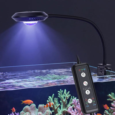 Luz acuario salado 35W espectro completo 3 modos ciclo automático