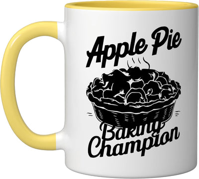Taza Cerámica para Cafés Amantes de la Cocina Amarillo/Blanco