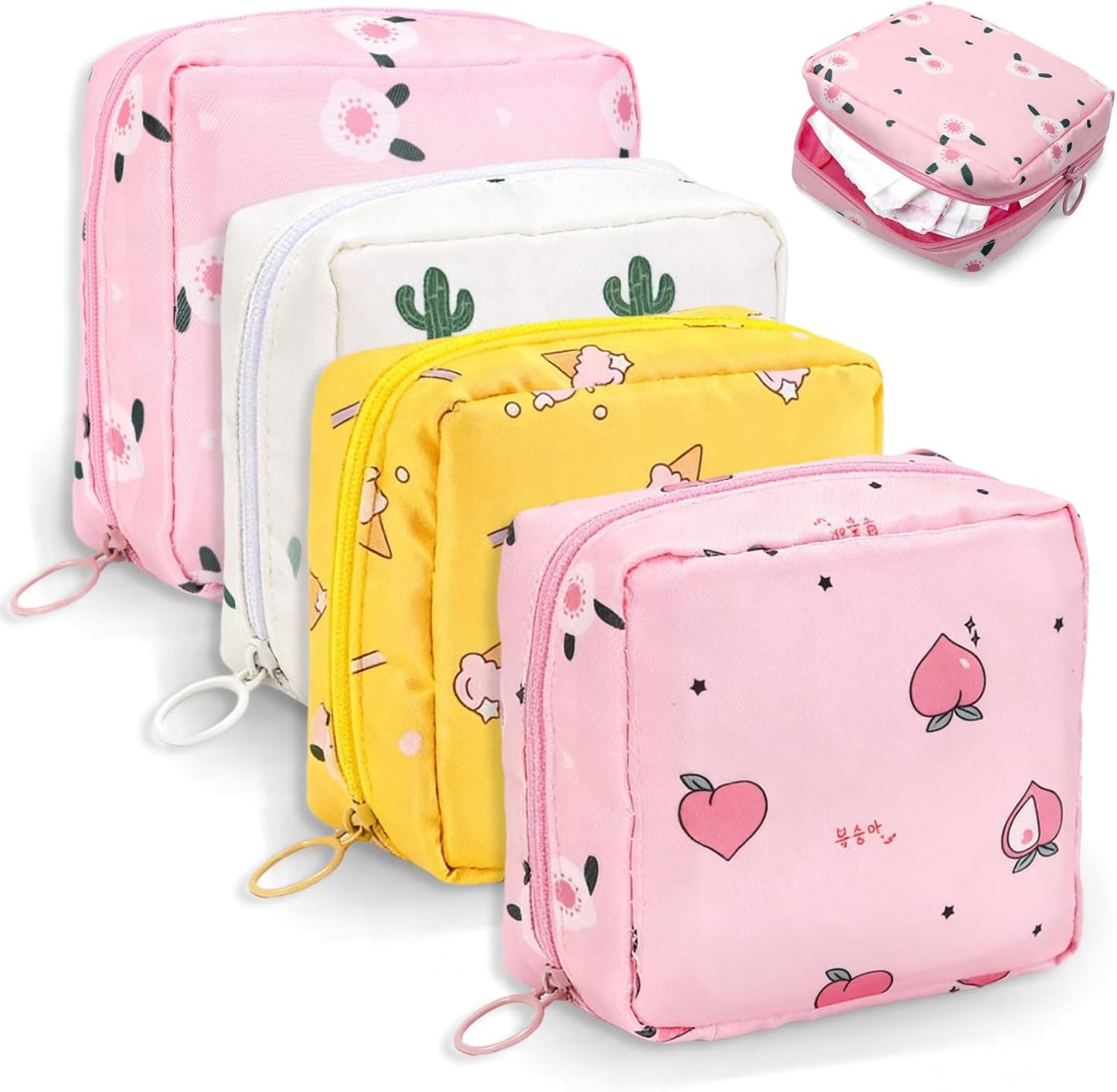 Bolsas de almacenamiento para servilletas sanitarias y tampones portátiles