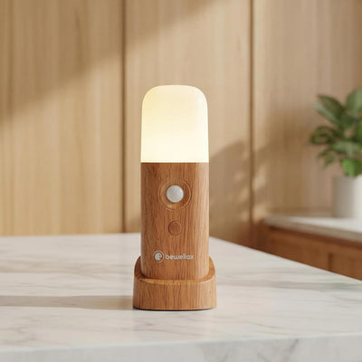 Luz nocturna sensor movimiento batería LED recargable magnética