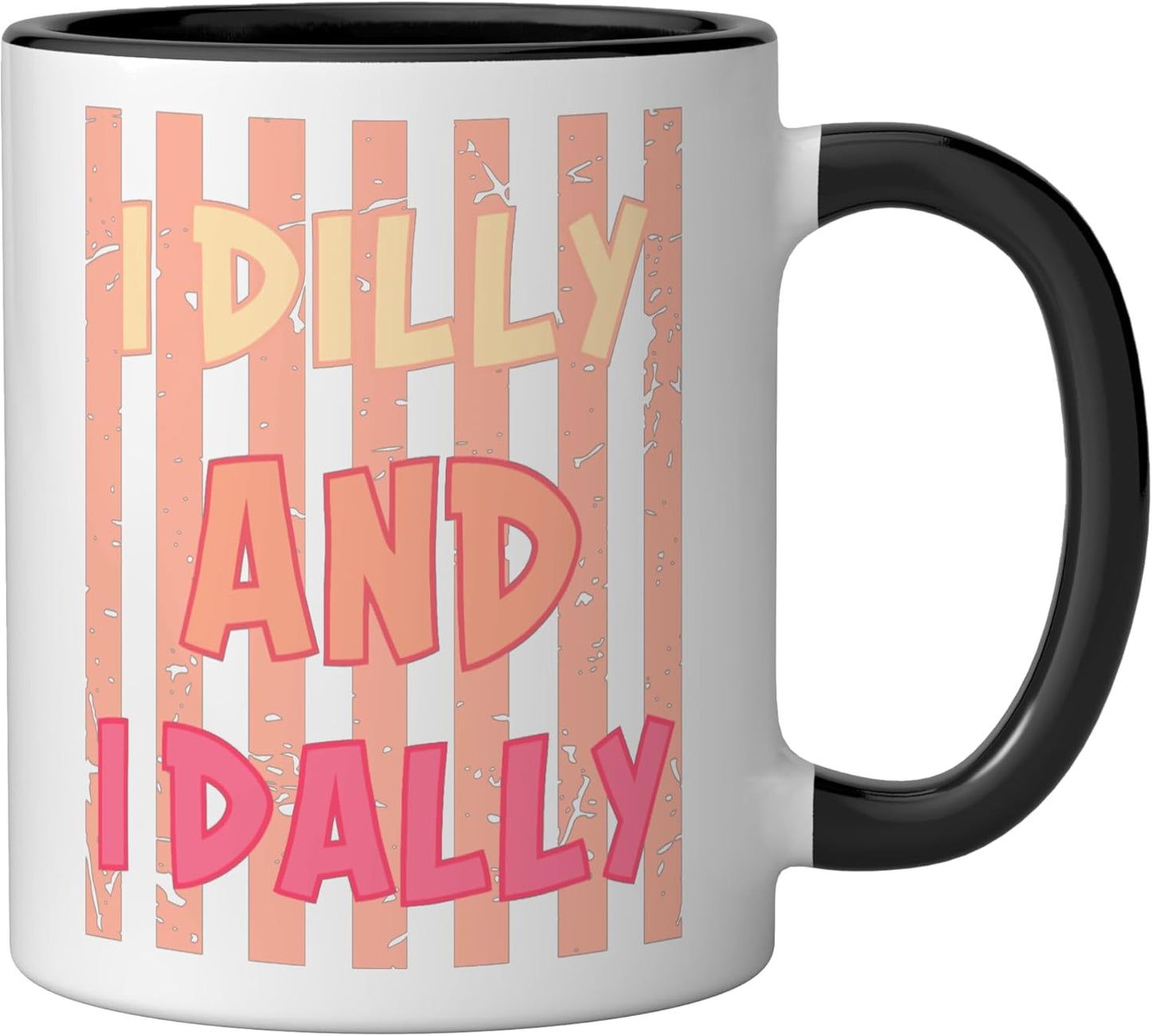 Taza cerámica con frase divertida para mamá negra/blanca