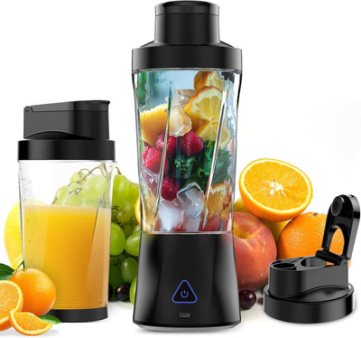 Licuadora portátil personal 360 W sin BPA 24 oz con vaso y tapa exprimidor