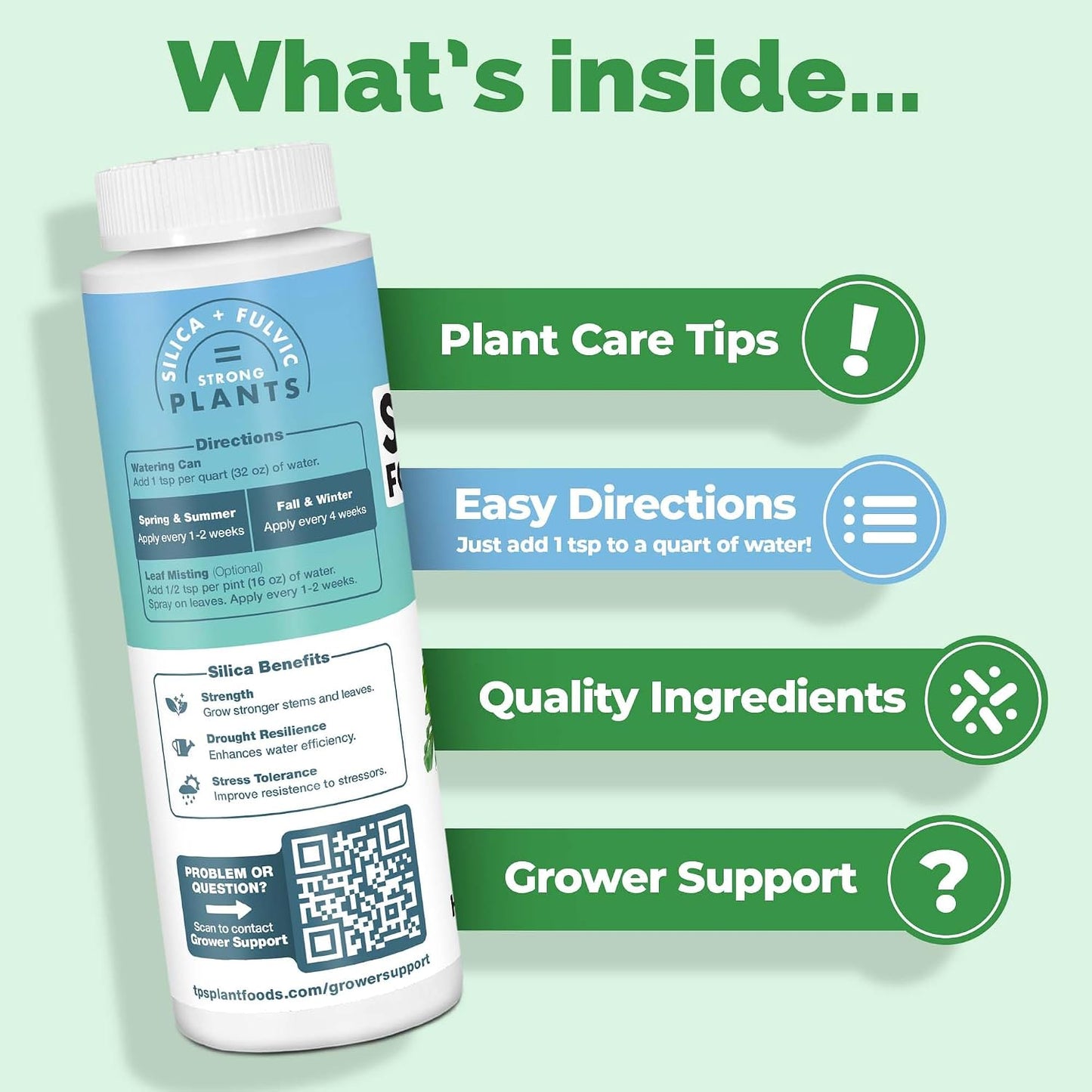 Fertilizante silicio líquido para plantas 32oz