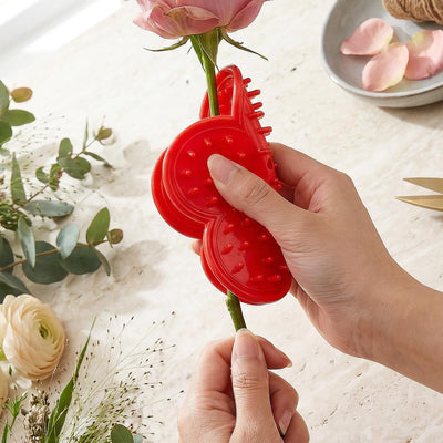 Peladora espinas rosas set 4 ergonómica limpieza flores