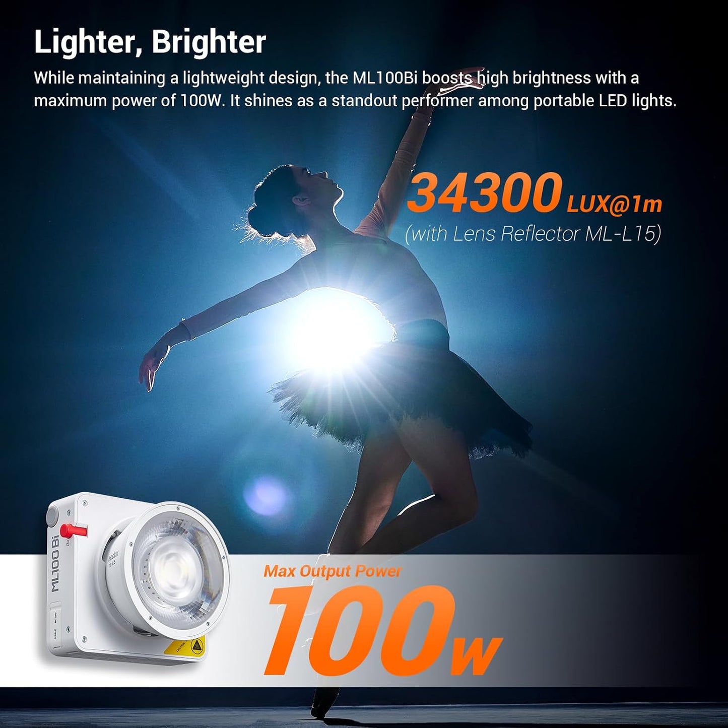 Luz LED portátil bicolor 2800-6500K