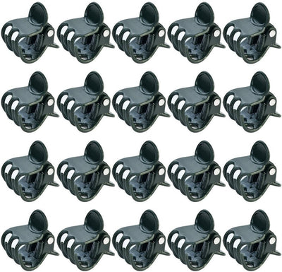 100 Clips Orquídeas Soporte Tallos Verticales Verde Oscuro