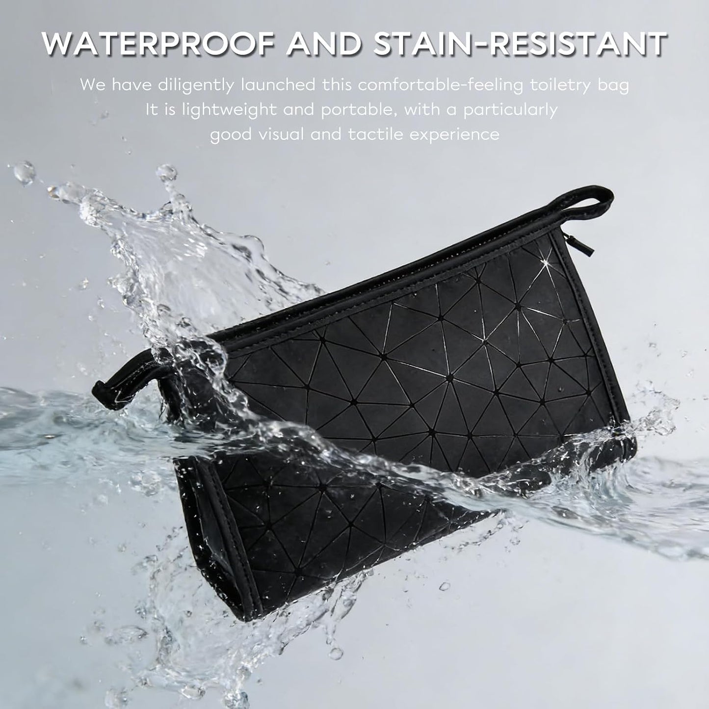Set 2 Bolsas Impermeables Almacenamiento Cosméticos
