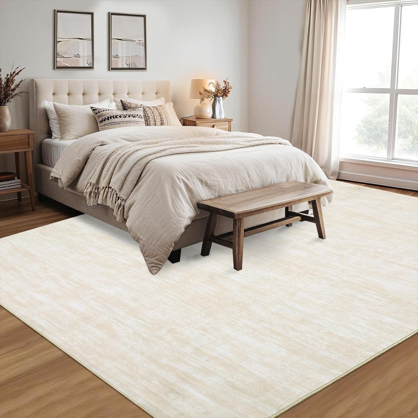 Alfombras 5x7ft para sala dormitorio oficina resistente manchas
