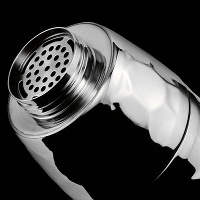 Coctelera HexClad aislada al vacío con jigger y colador integrados
