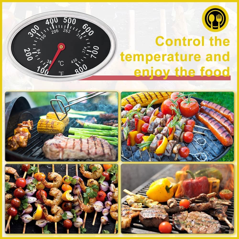 Termómetro parrilla acero 3pulg repuesto Nexgrill