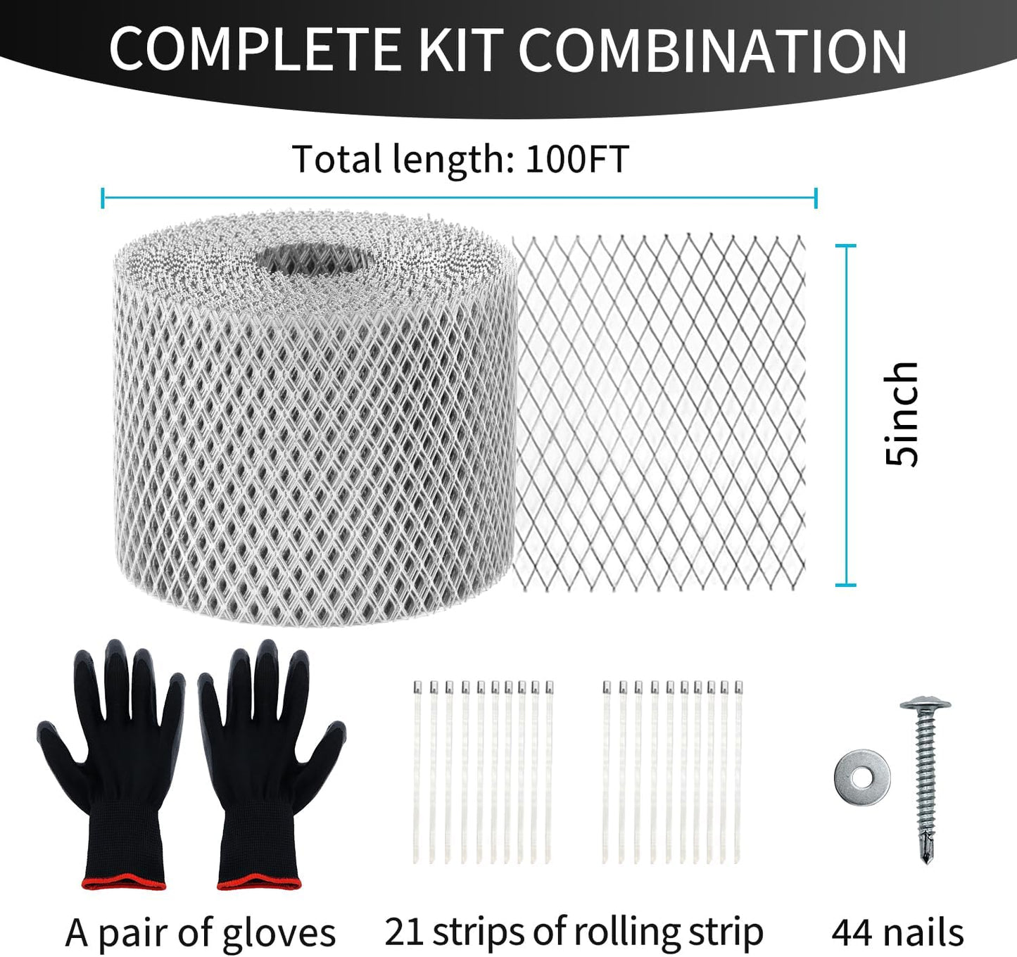 Protectores canaleta 5pulg x100ft con s de instalacion