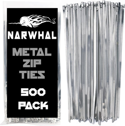 Bridas metal comp 500uds resistencia 198lb para escape y reparación