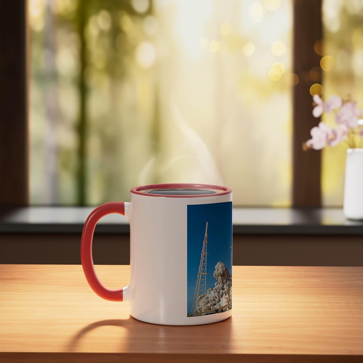 Taza Cerámica Artemis 2 Roja/Blanca