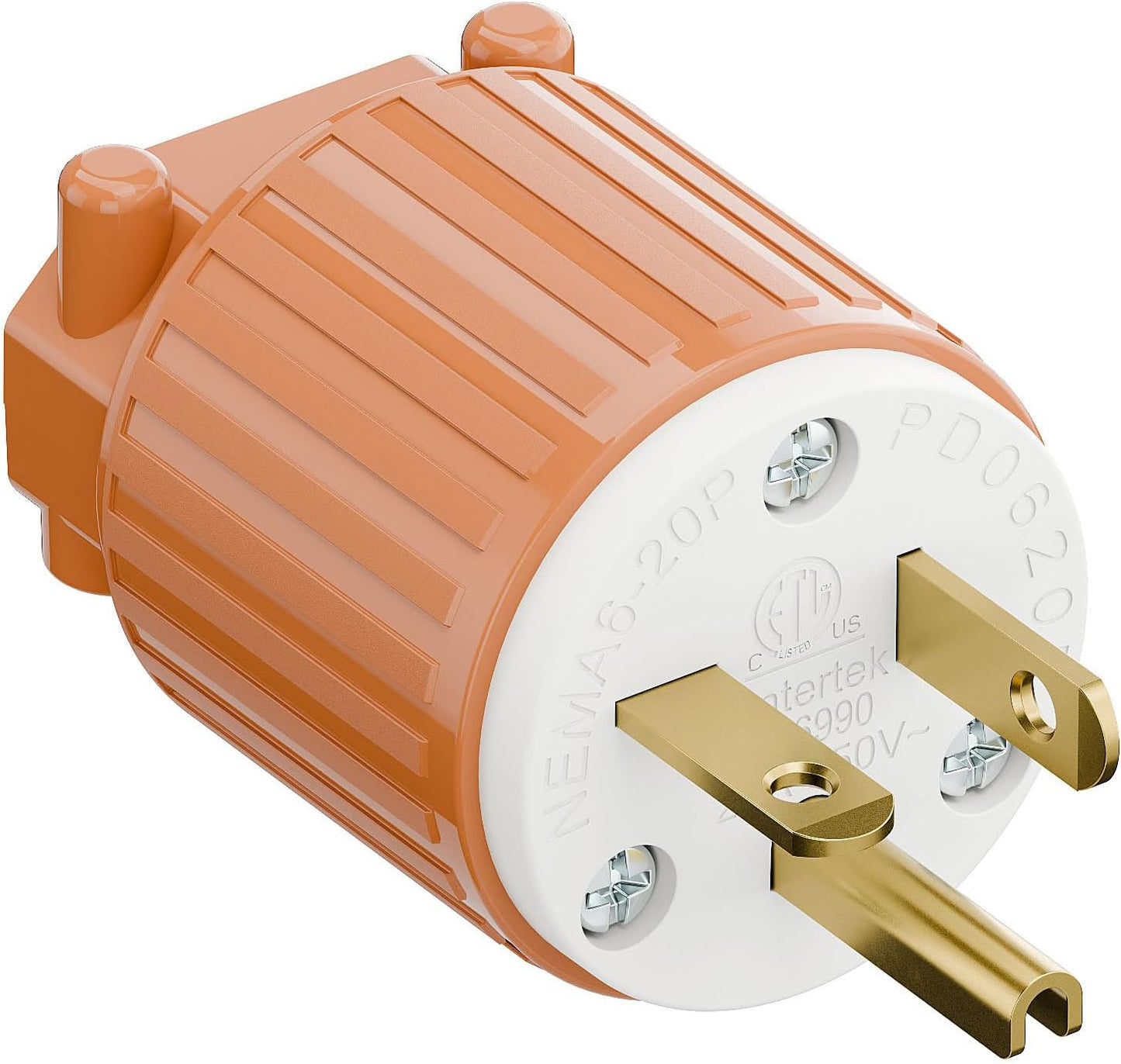 Enchufe NEMA 6-20P 20A/250V ETL conector 3 clavijas EE.UU.
