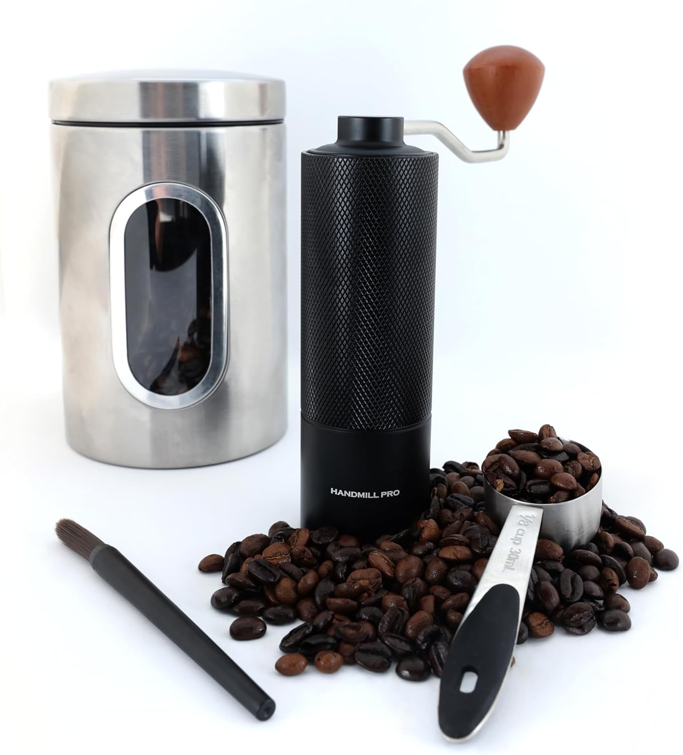 Molinillo de café manual con ajuste para prensa francesa y espresso